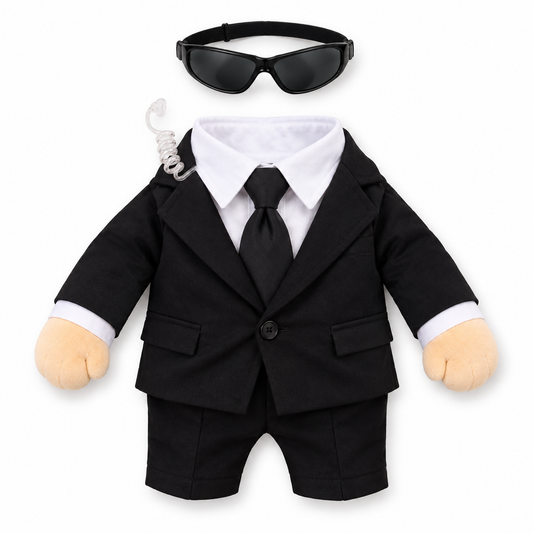 Secret Service Pet Outfit